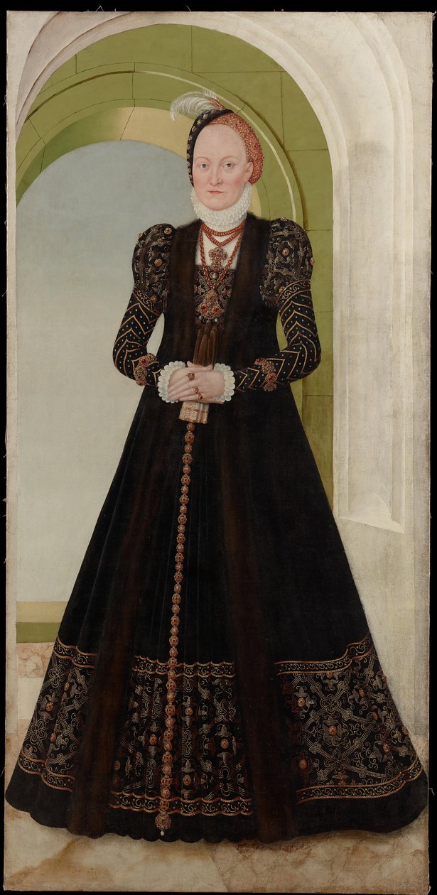 Anna dániai hercegnő, szászországi hercegnő alkotó: Lucas Cranach the Younger