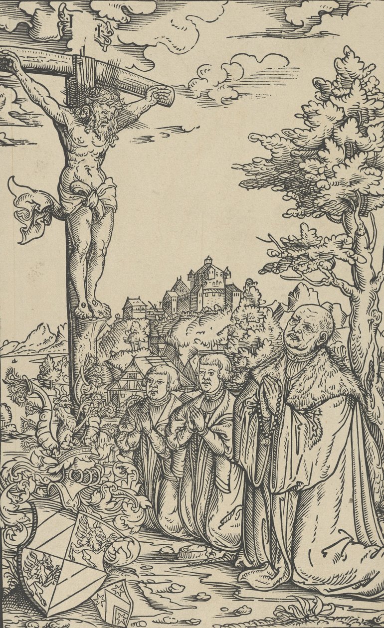 Christoph Scheurl könyv-táblája, 16. század alkotó: Lucas Cranach the Younger  