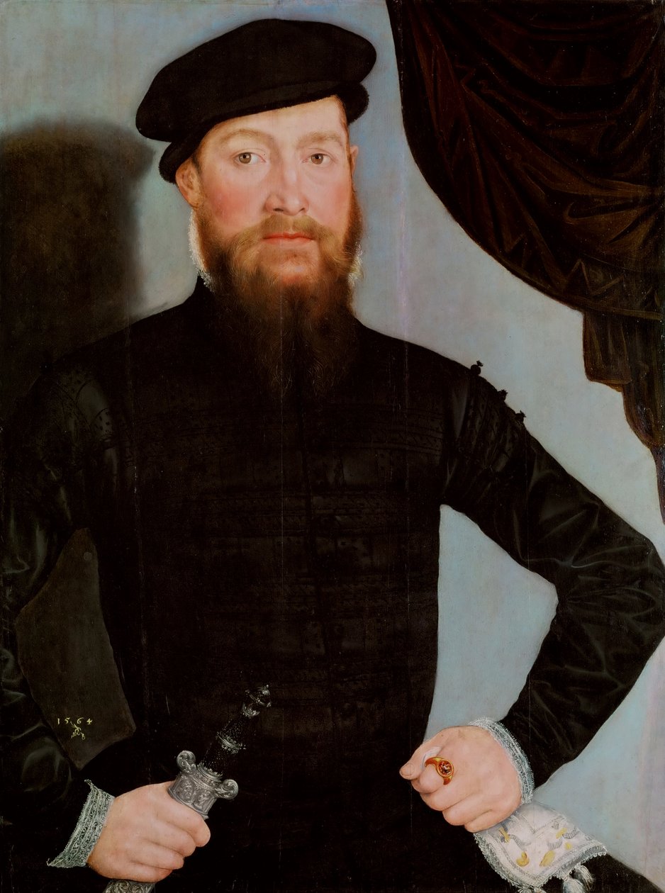 Német: Férfi portré Férfi portré alkotó: Lucas Cranach the Younger
