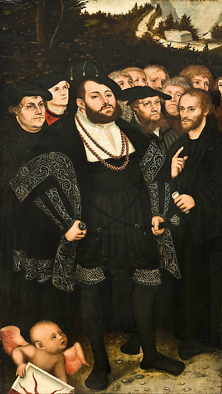 Luther Márton és a wittenbergi reformátorok alkotó: Lucas Cranach the Younger