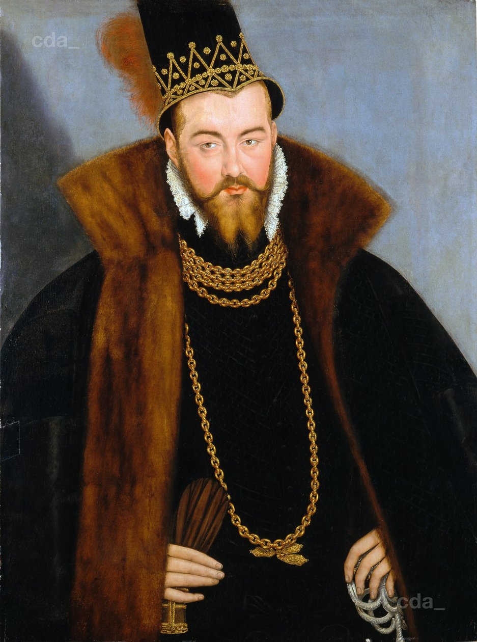 Brandenburg-Ansbach-Bayreuth-i Georg Friedrich márki portréja alkotó: Lucas Cranach the Younger