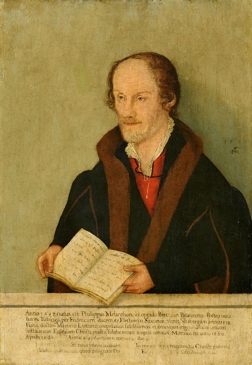 Philipp Melanchthon portréja alkotó: Lucas Cranach the Younger