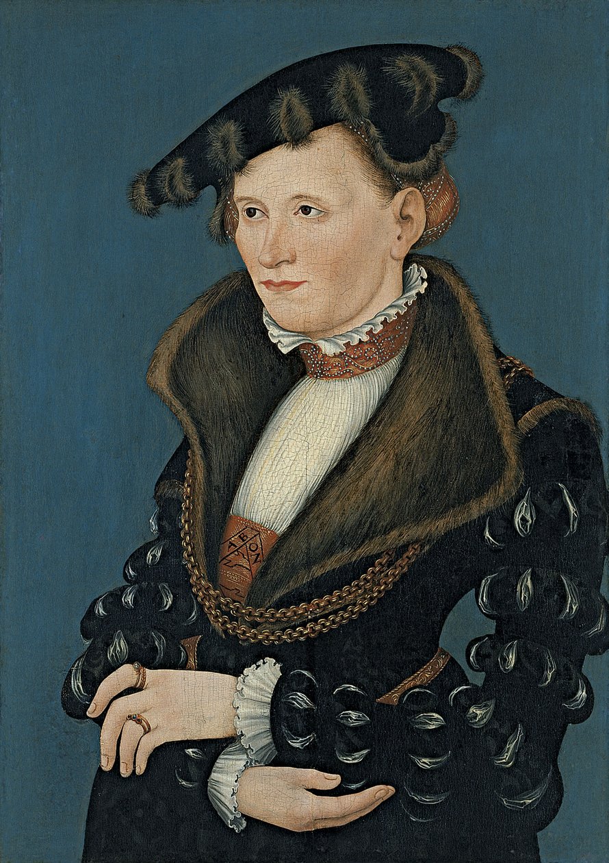 Női portré, 1539 alkotó: Lucas Cranach the Younger