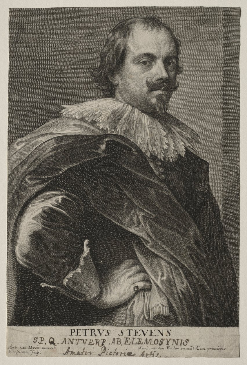 Peter Stevens portréja. alkotó: Lucas Emil Vorsterman