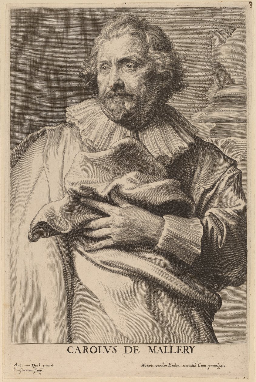 Karel de Mallery alkotó: Lucas Emil Vorsterman after Sir Anthony van Dyck