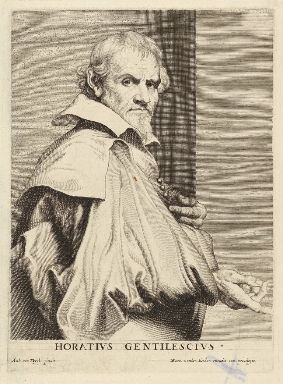 Horace Gentileschi alkotó: Lucas Emil Vorsterman after Sir Anthony van Dyck