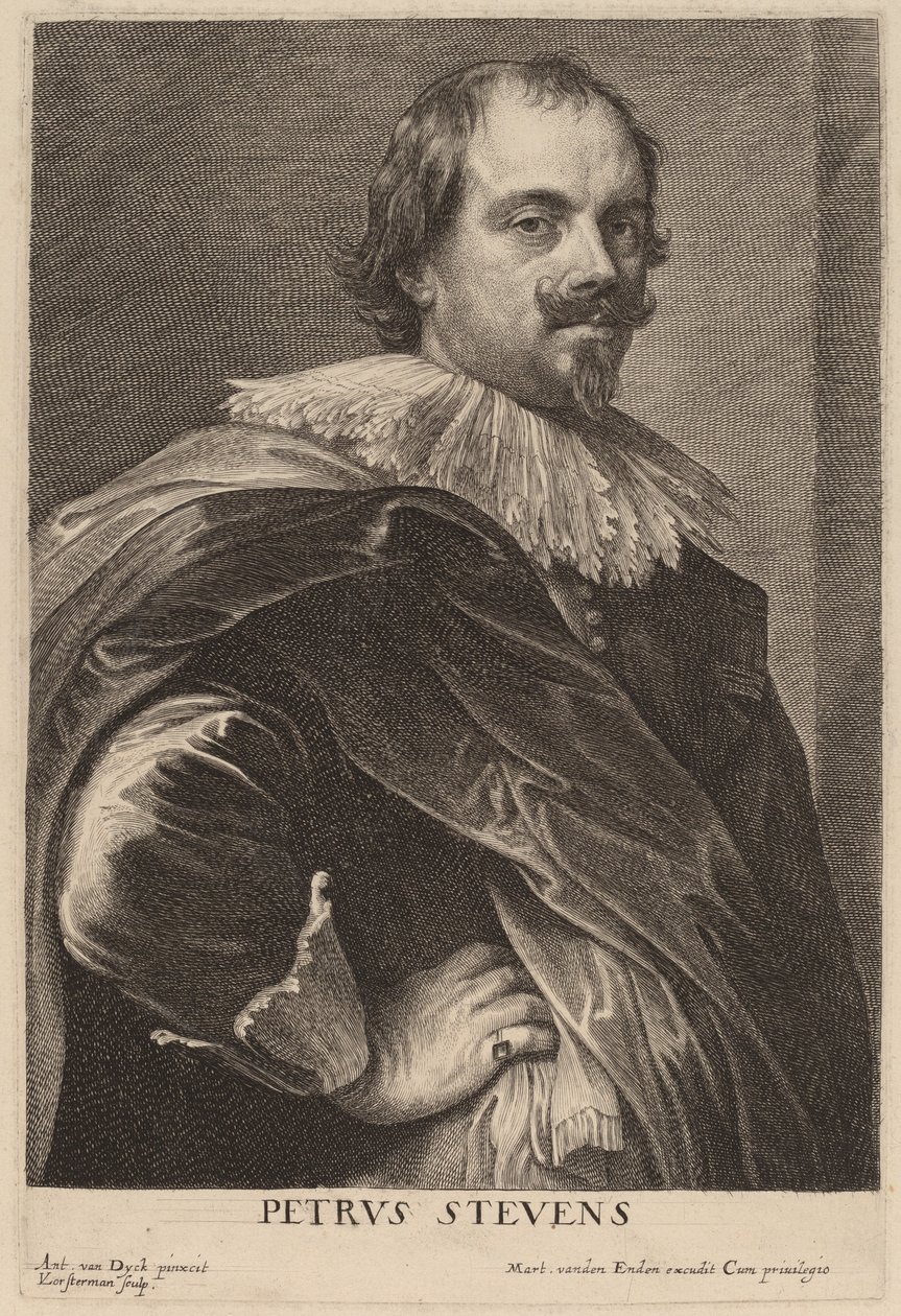 Petrus Stevens alkotó: Lucas Emil Vorsterman after Sir Anthony van Dyck