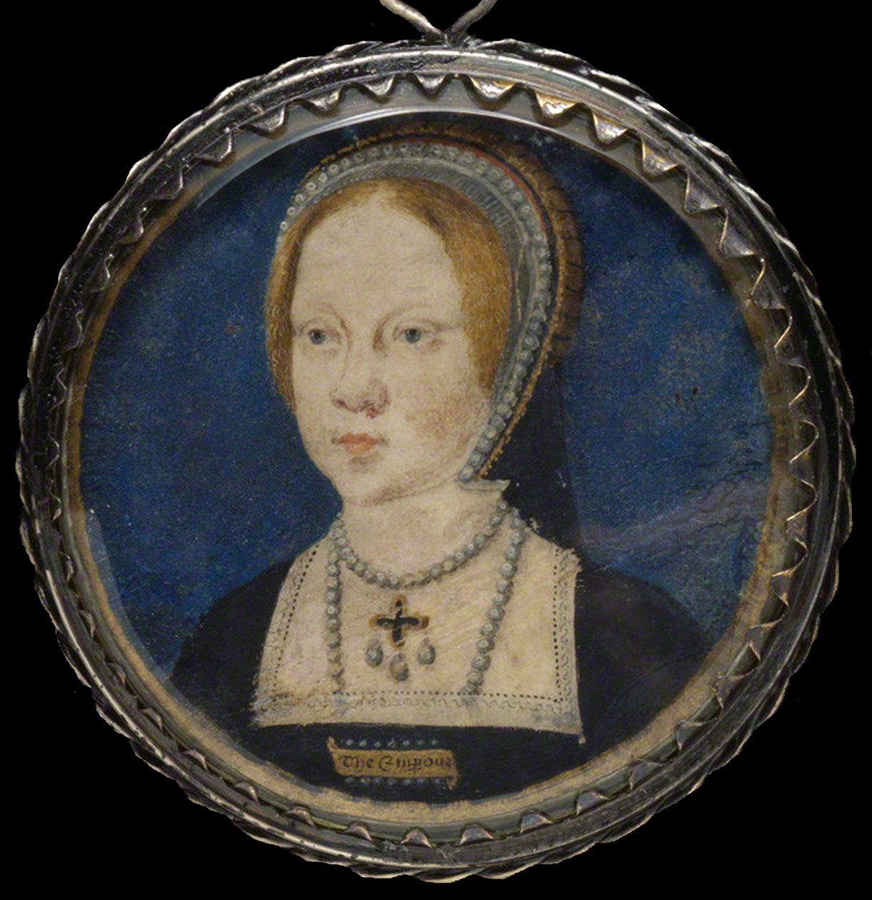Anglia I. Mária portréja, kb. 1521-1525 alkotó: Lucas Horenbout or Hornebault