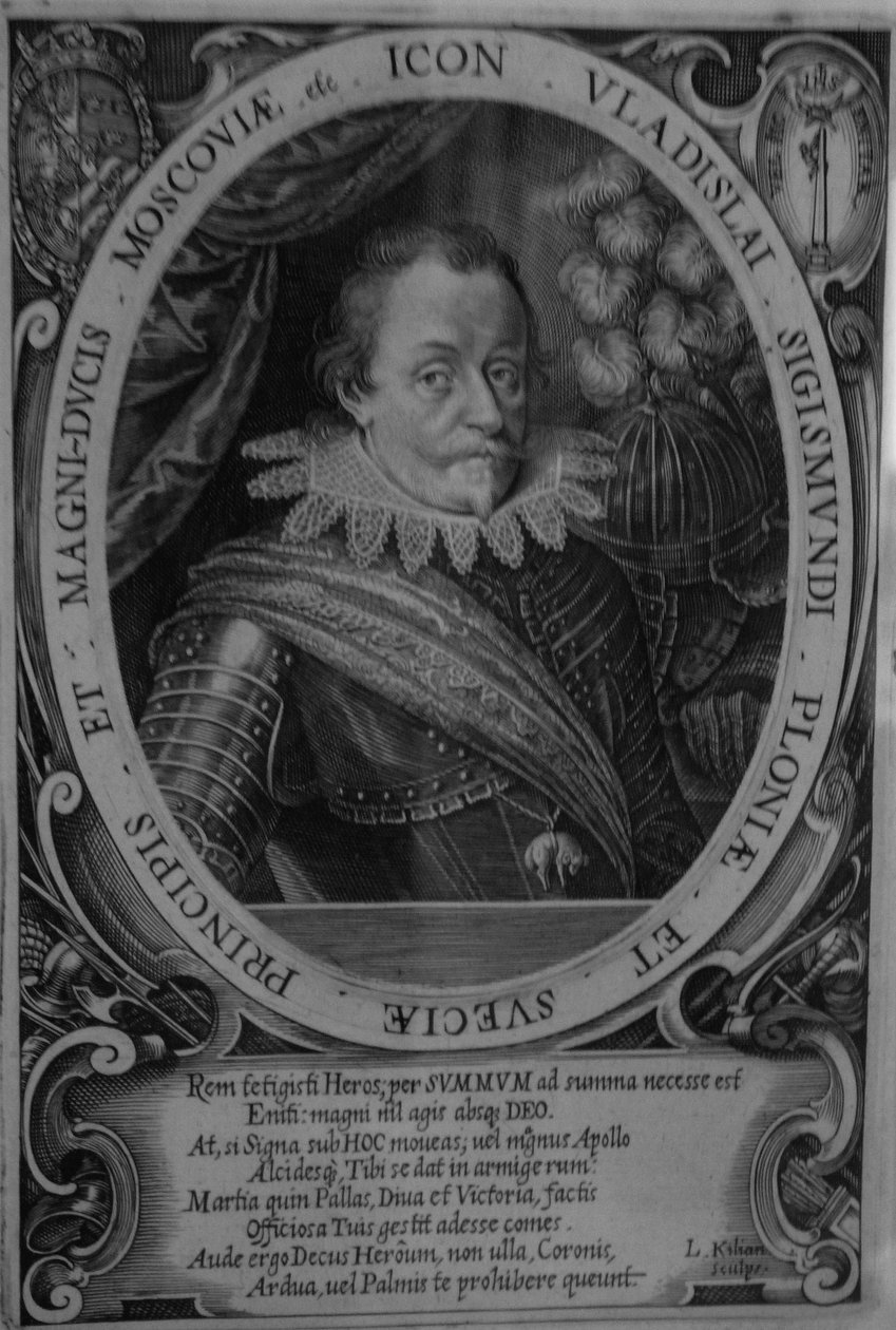 IV. Wladyslaw Vasa lengyel király 1595-1648, orosz cár, 1632 előtt alkotó: Lucas Kilian