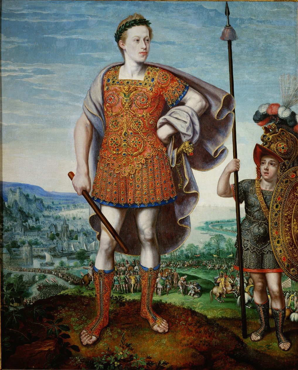 Mátyás főherceg mint idősebb Scipio Africanus, 1580 alkotó: Lucas Valckenborch van