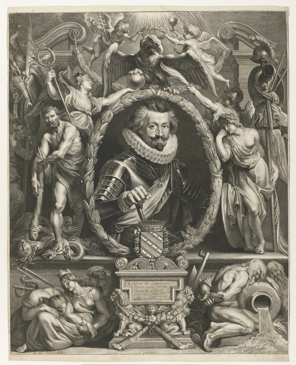 Charles Bonaventure de Longueval, Bucquoy grófjának portréja Charles-Bonaventure de Longueval, Graaf van Bucquoy portréja alkotó: Lucas Vorsterman (I)