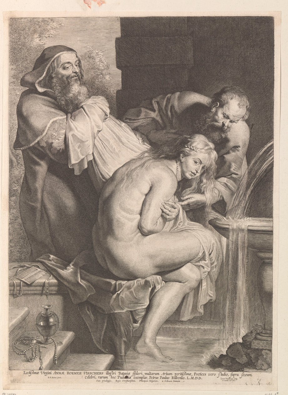 Susanna és a vének alkotó: Lucas Vorsterman (I)
