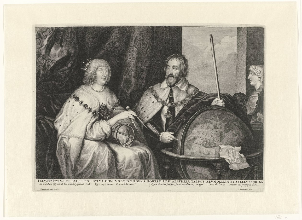 Thomas Howard, Arundel 2. grófja és felesége, Alatheia Talbot alkotó: Lucas Vorsterman (I)