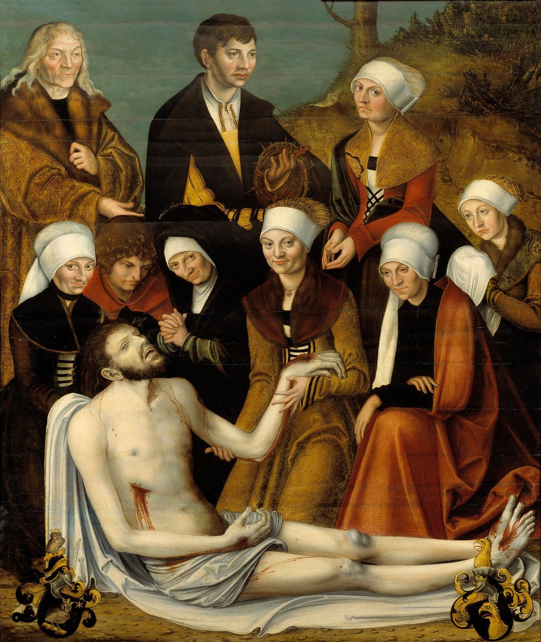 A siralom, 1520-50 körül alkotó: Lucas studio of Cranach