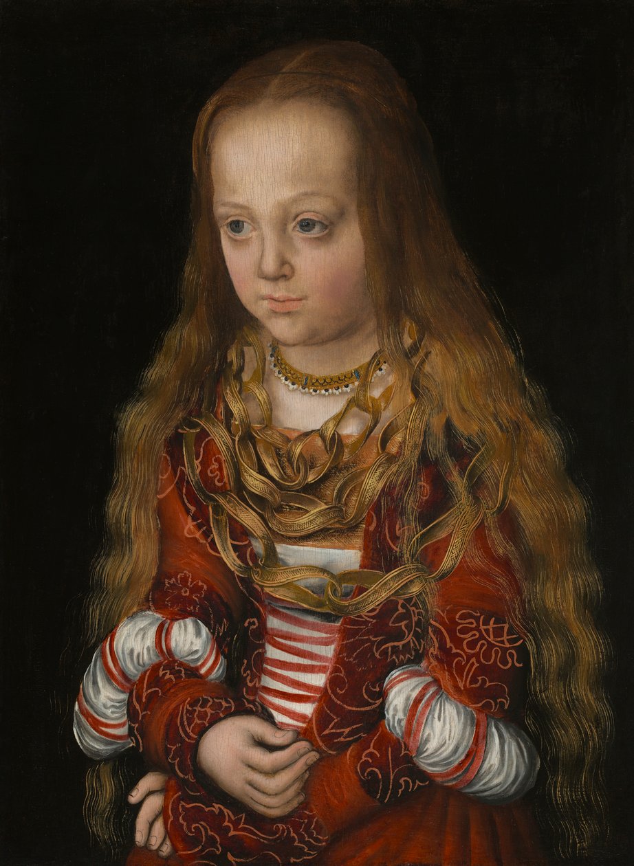 Szász hercegnő, 1517 körül (olaj, tábla) alkotó: Lucas the Elder Cranach