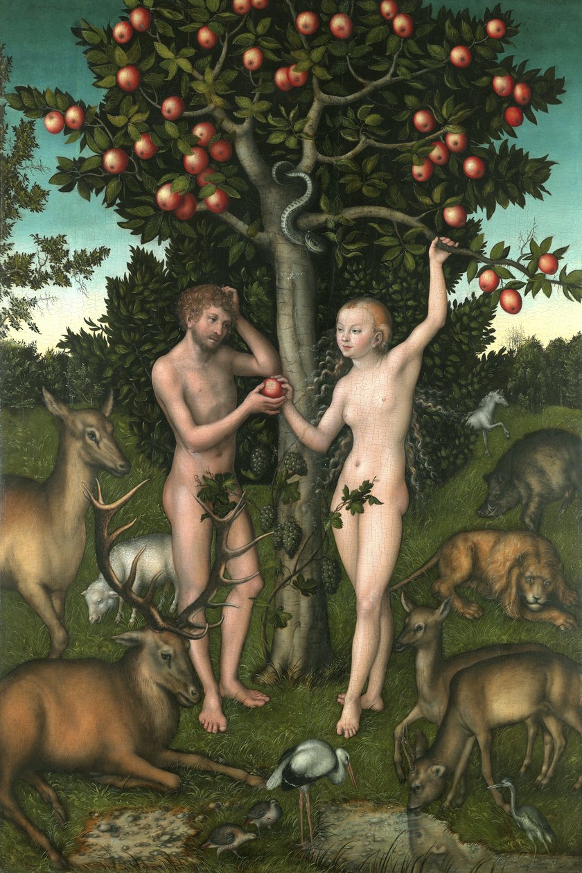 Ádám és Éva alkotó: Lucas the Elder Cranach