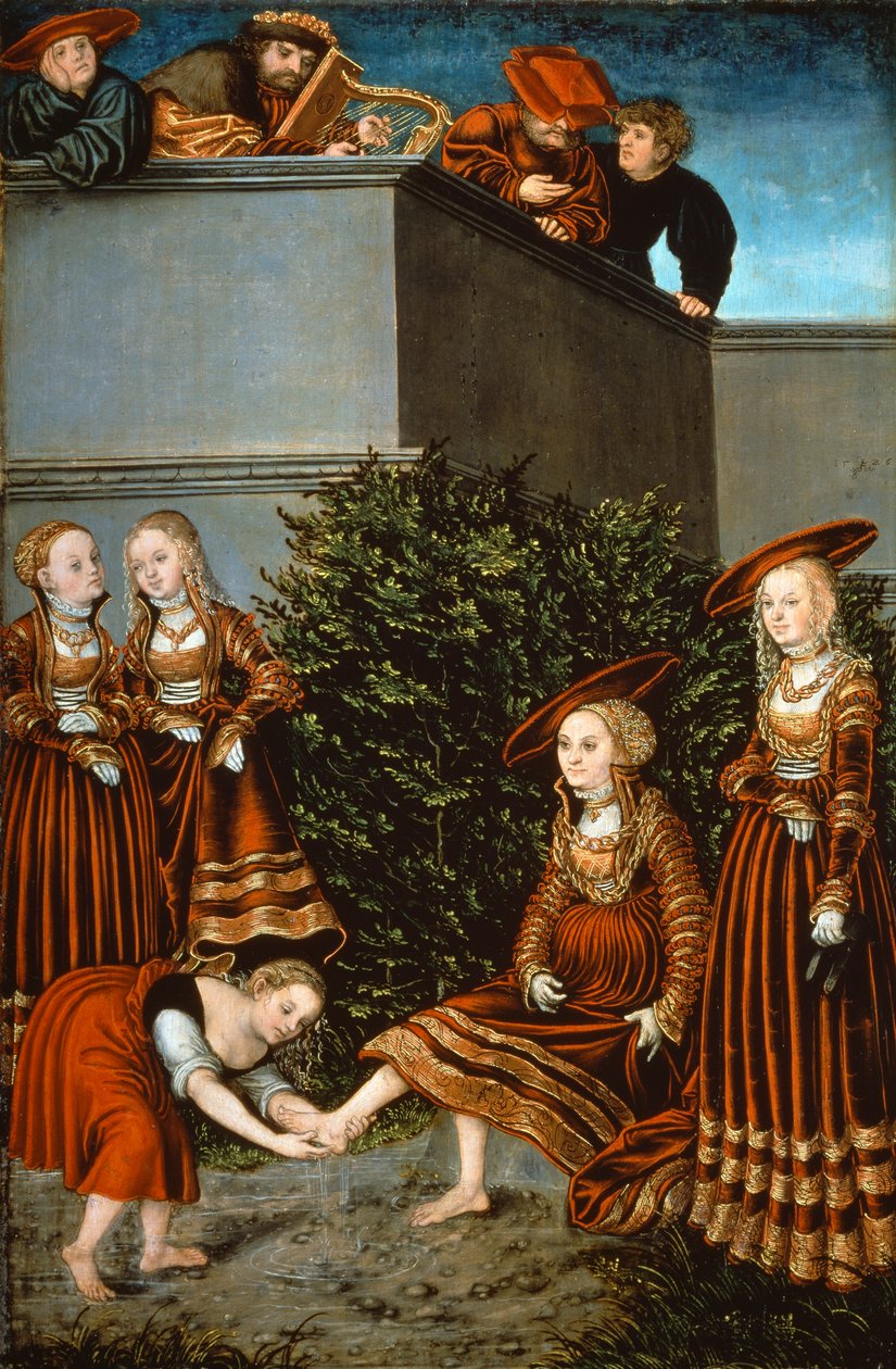 Betsabé a fürdőjében vagy Dávid bűne Betsabéval alkotó: Lucas the Elder Cranach