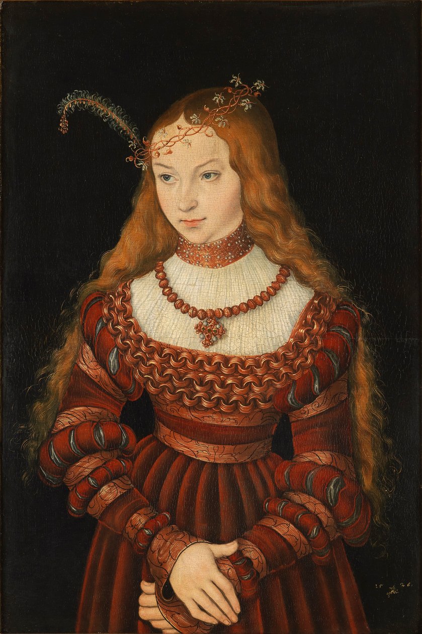 Cleves-i Sybille jegyesportréja alkotó: Lucas the Elder Cranach