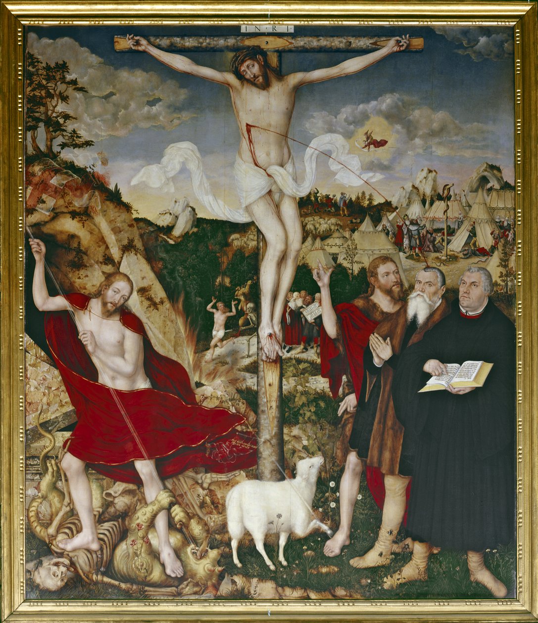 Krisztus a kereszten alkotó: Lucas the Elder Cranach