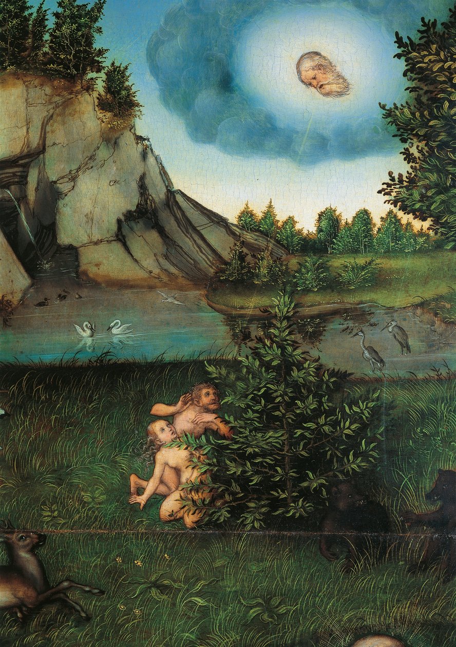 Paradicsom részlete, 1530 körül (olaj, tábla) alkotó: Lucas the Elder Cranach