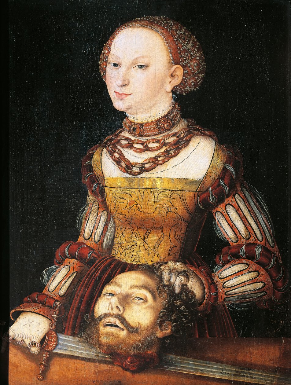 Judit a Holofernész fejével alkotó: Lucas the Elder Cranach