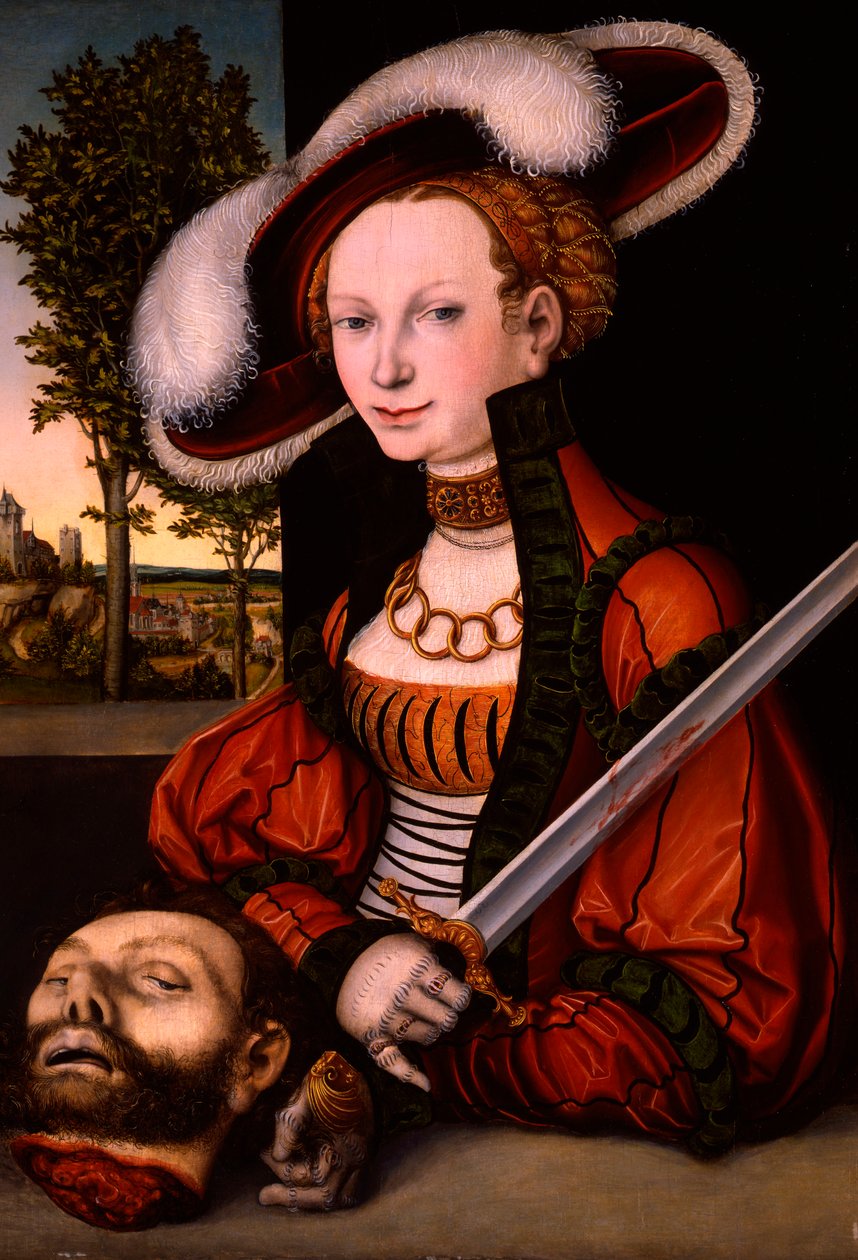Judit a Holofernész fejével alkotó: Lucas the Elder Cranach