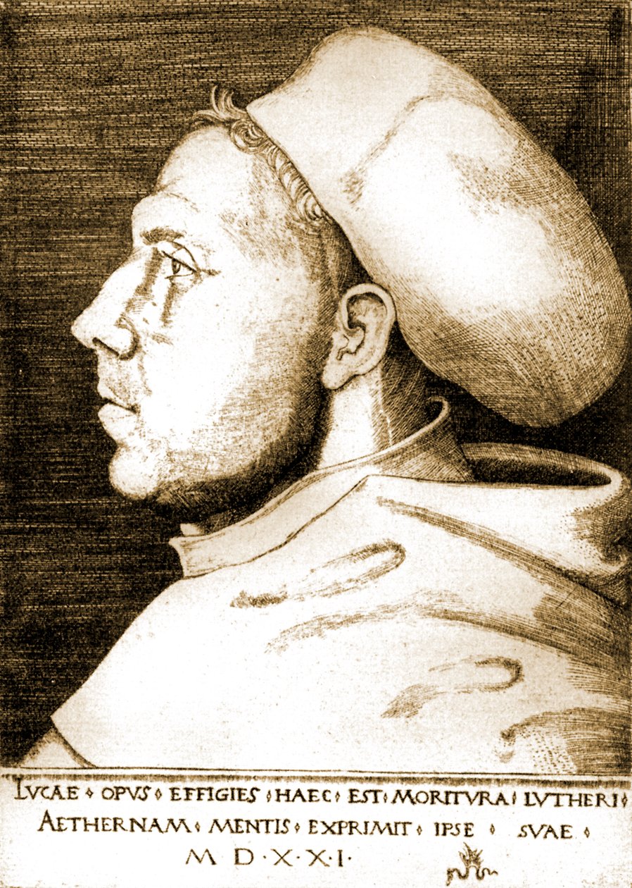 Luther Márton mint szerzetes alkotó: Lucas the Elder Cranach