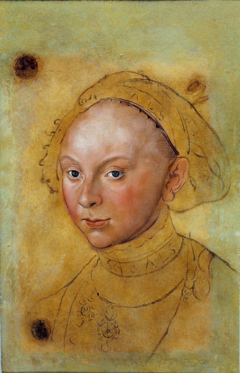Catherine de Brunswick Grubenhagen portréja Lucas Cranach festménye (1472-1553) alkotó: Lucas the Elder Cranach