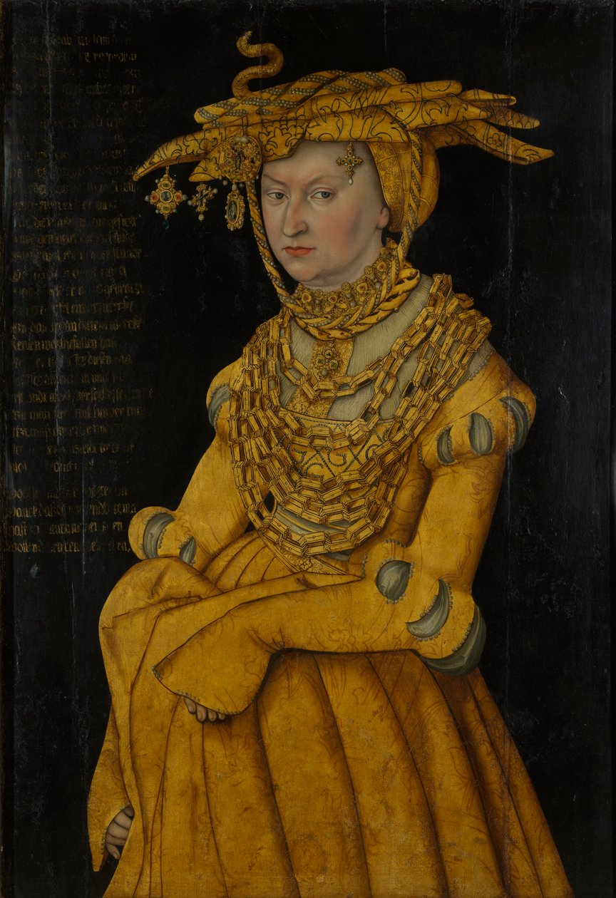 Mecklenburgi Katalin, Szászország hercegnő hitvese (1487-1561) portréja alkotó: Lucas the Elder Cranach