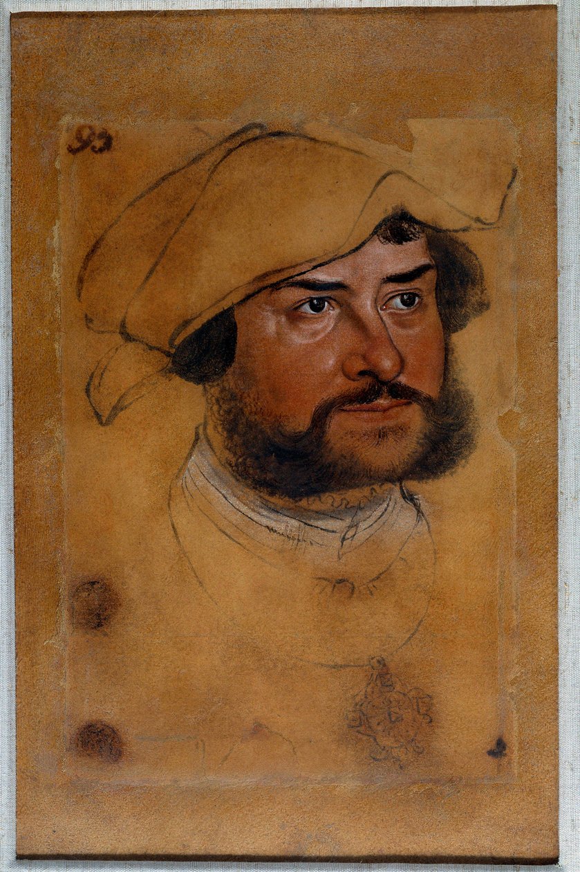 Ernest gyóntató herceg portréja Lucas Cranach, az öreg (vagy az idősebb) rajza alkotó: Lucas the Elder Cranach