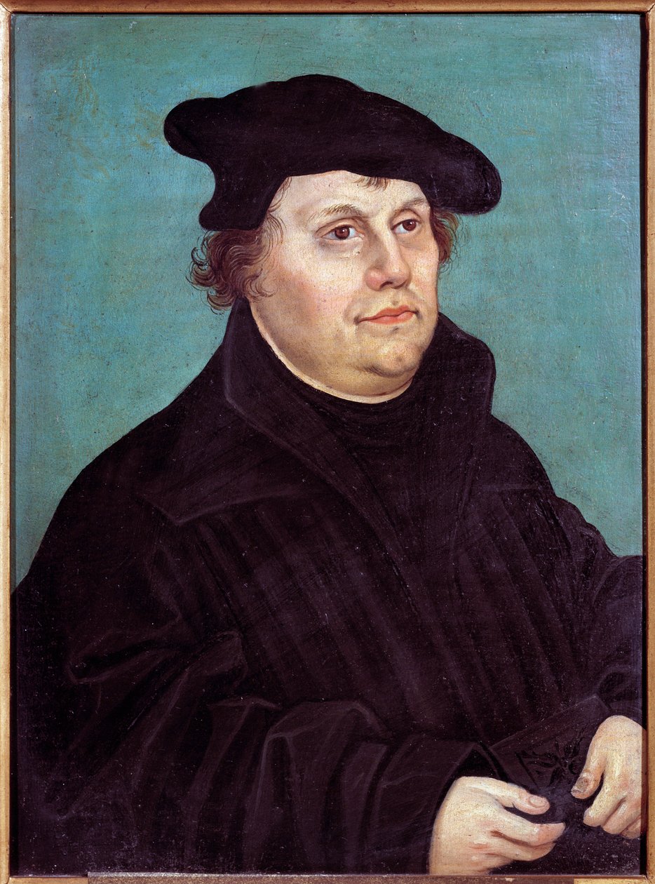 Luther Márton (1483-1546) német vallásújító portréja. Lucas Cranach festménye az Öreg (vagy az Öreg alkotó: Lucas the Elder Cranach