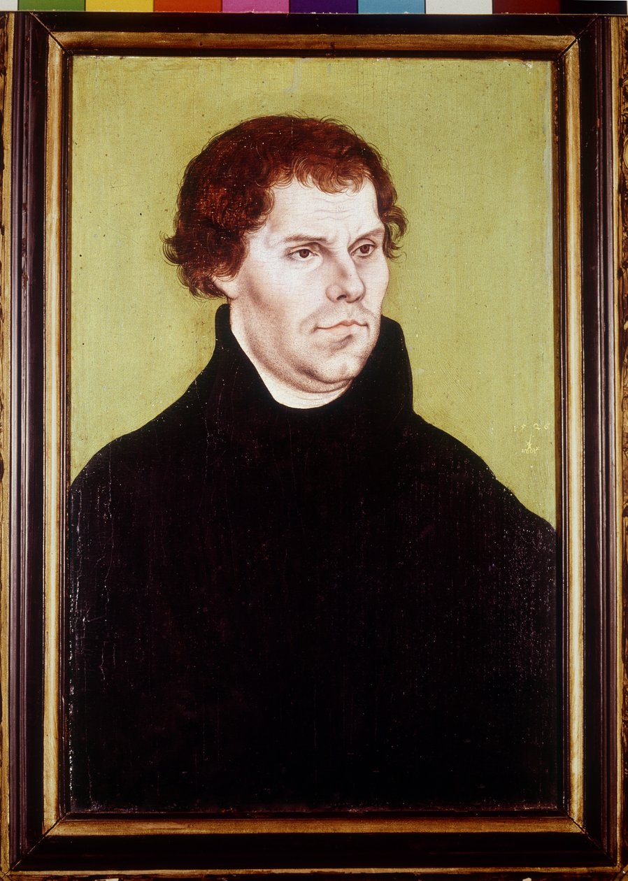 Luther Márton (1483 - 1546) portréja, Carnach festménye alkotó: Lucas the Elder Cranach