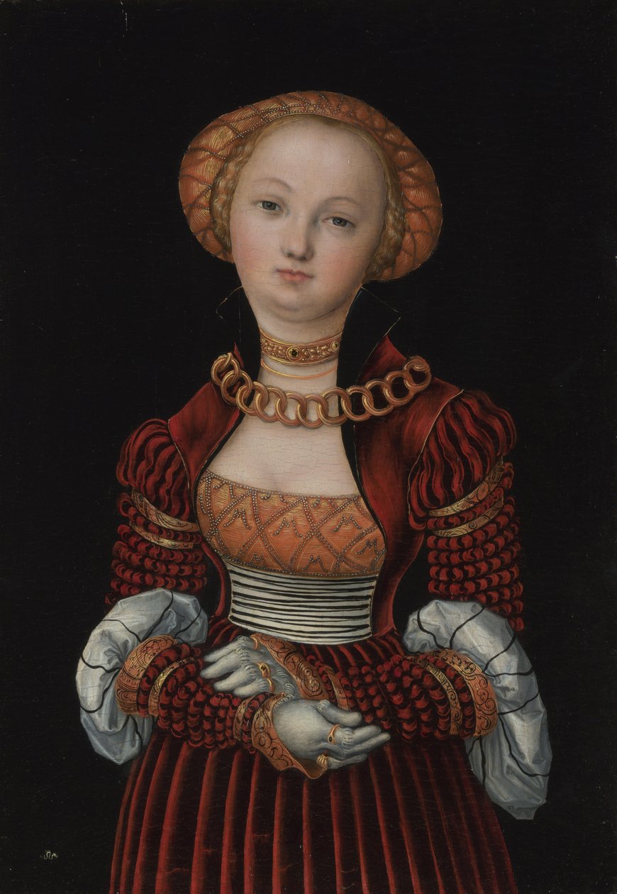 Női portré alkotó: Lucas the Elder Cranach