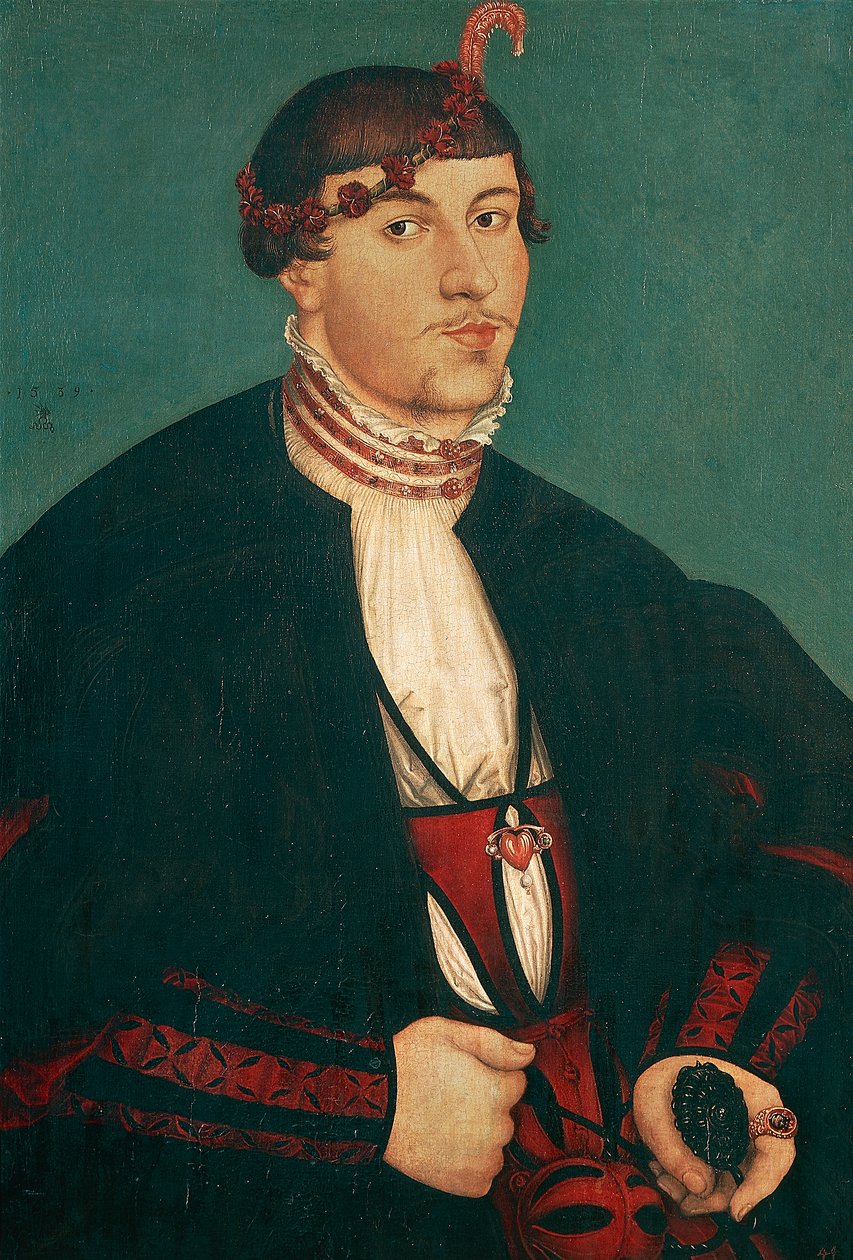 Fiatal nemes portréja alkotó: Lucas the Elder Cranach
