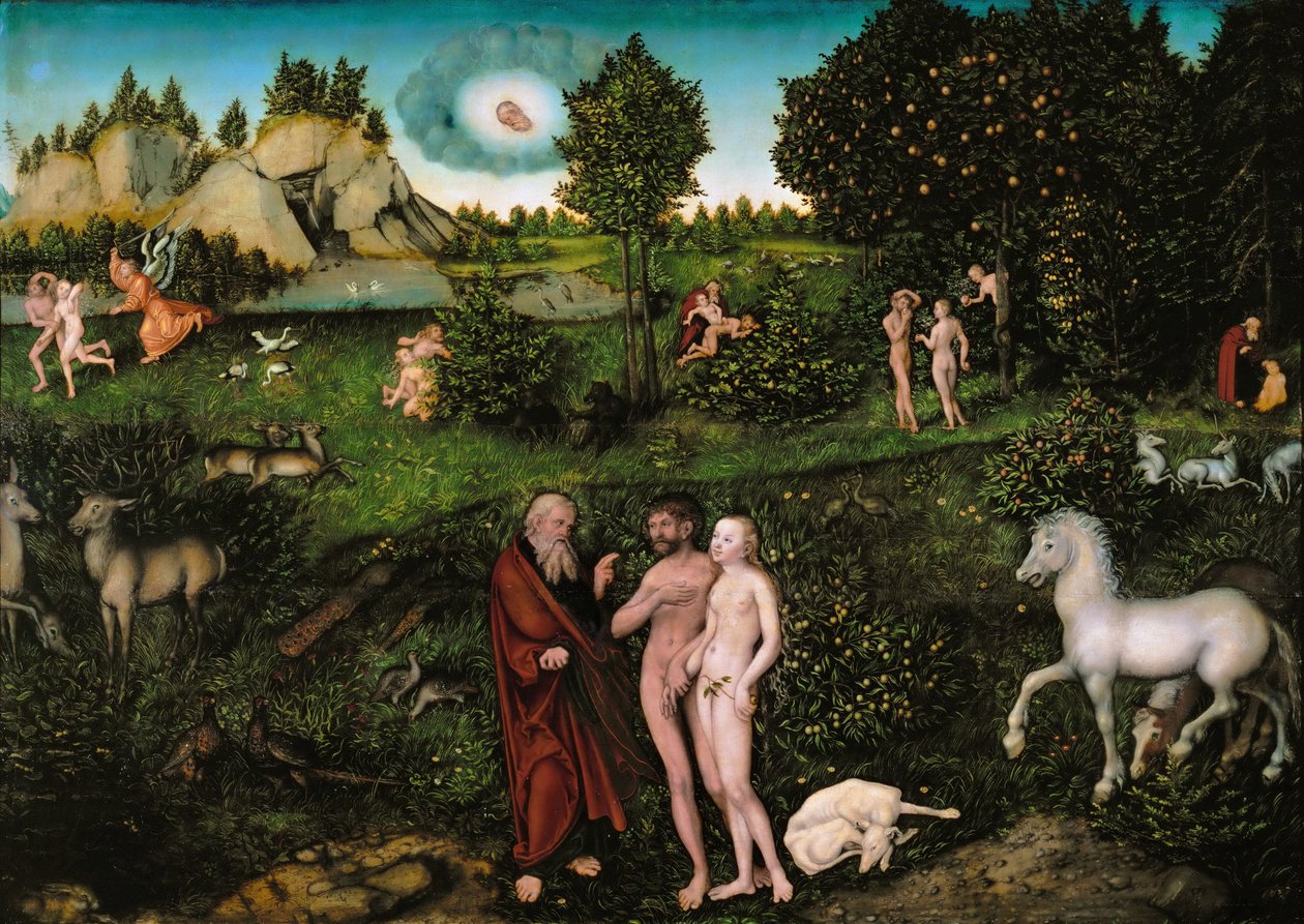 Reneszánsz: Paradise par Cranach, Lucas, the Elder (1472-1553) alkotó: Lucas the Elder Cranach
