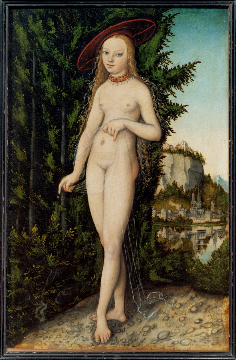 Venus debout dans un paysage - Vénusz, egy tájban állva ... alkotó: Lucas the Elder Cranach