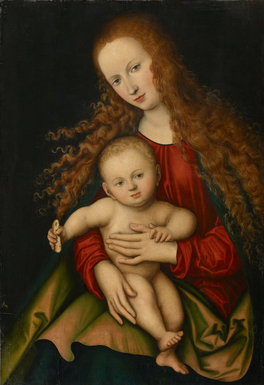 Szűz és Gyermek alkotó: Lucas the Elder Cranach
