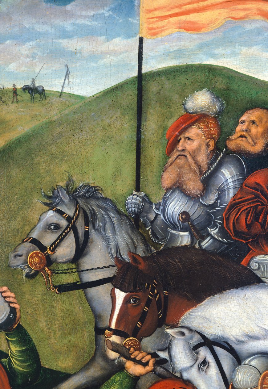 Út a kálváriához Lucas Cranach Elder (1472-1553), Részlet alkotó: Lucas the Elder Cranach