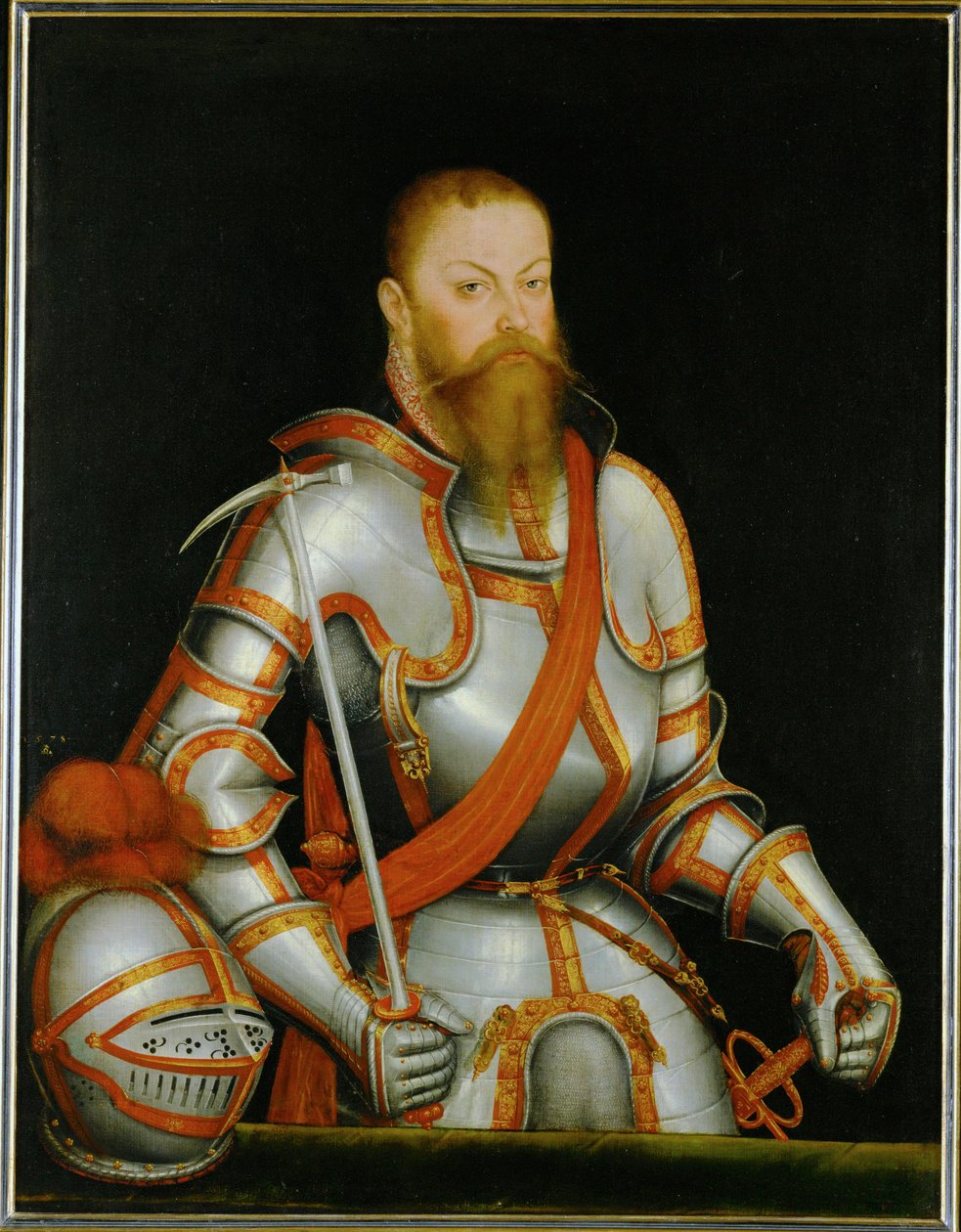 Moritz szászországi választófejedelem ... (festmény vászonra) alkotó: Lucas the Younger Cranach