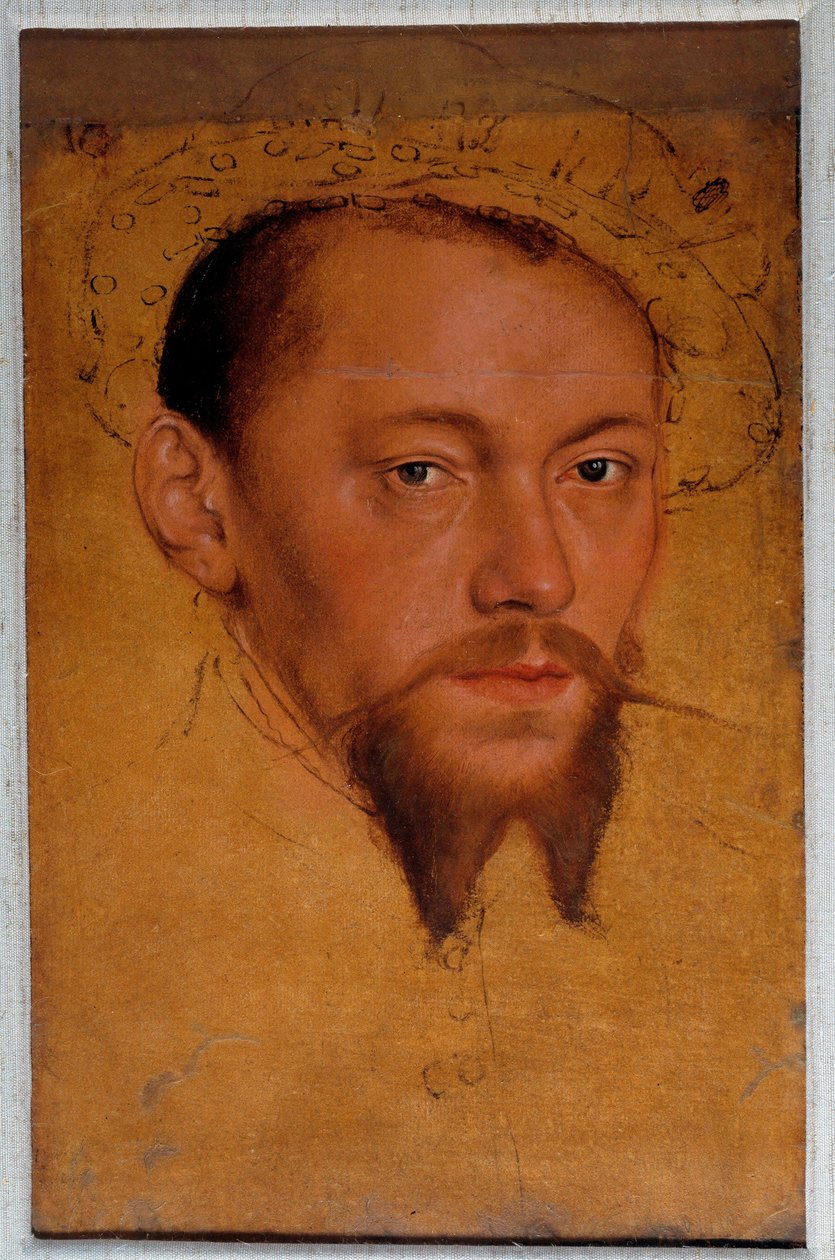 Szász Maurice (1521-1553) portréja. Lucas Cranach, a Jeune pasztellrajza (1515-1586) alkotó: Lucas the Younger Cranach