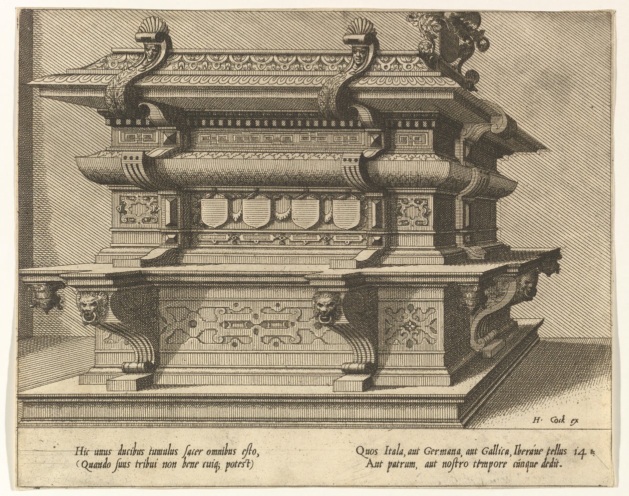 Cnotaphiorum 14, 1563. Alkotók: Johannes van Doetecum I, Lucas van Doetecum. alkotó: Lucas van Doetecum