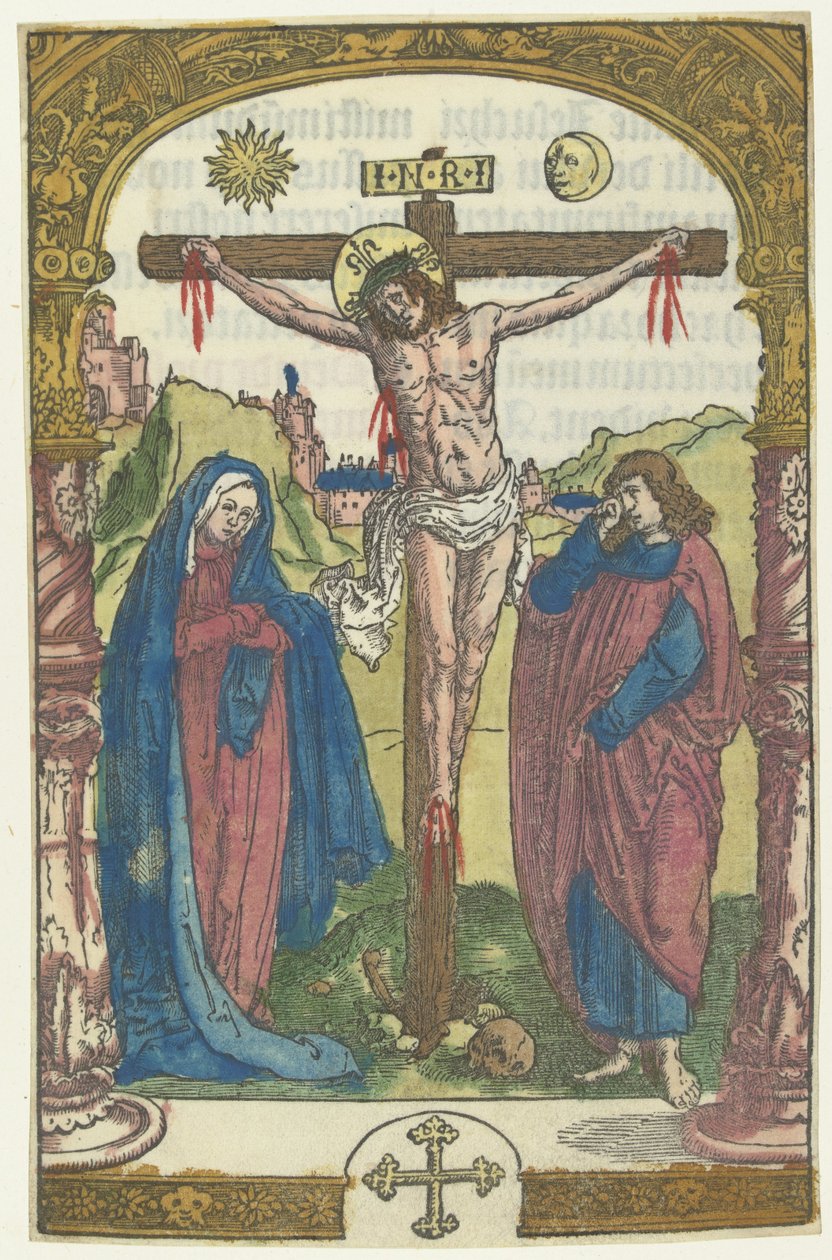 Krisztus a kereszten alkotó: Lucas van Leyden (attributed to)