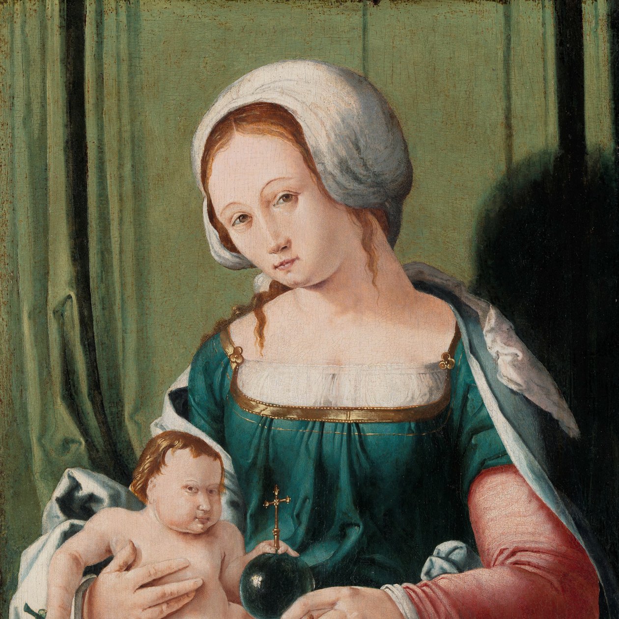 Szűz és Gyermek Madonna és gyermeke alkotó: Lucas van Leyden (attributed to)