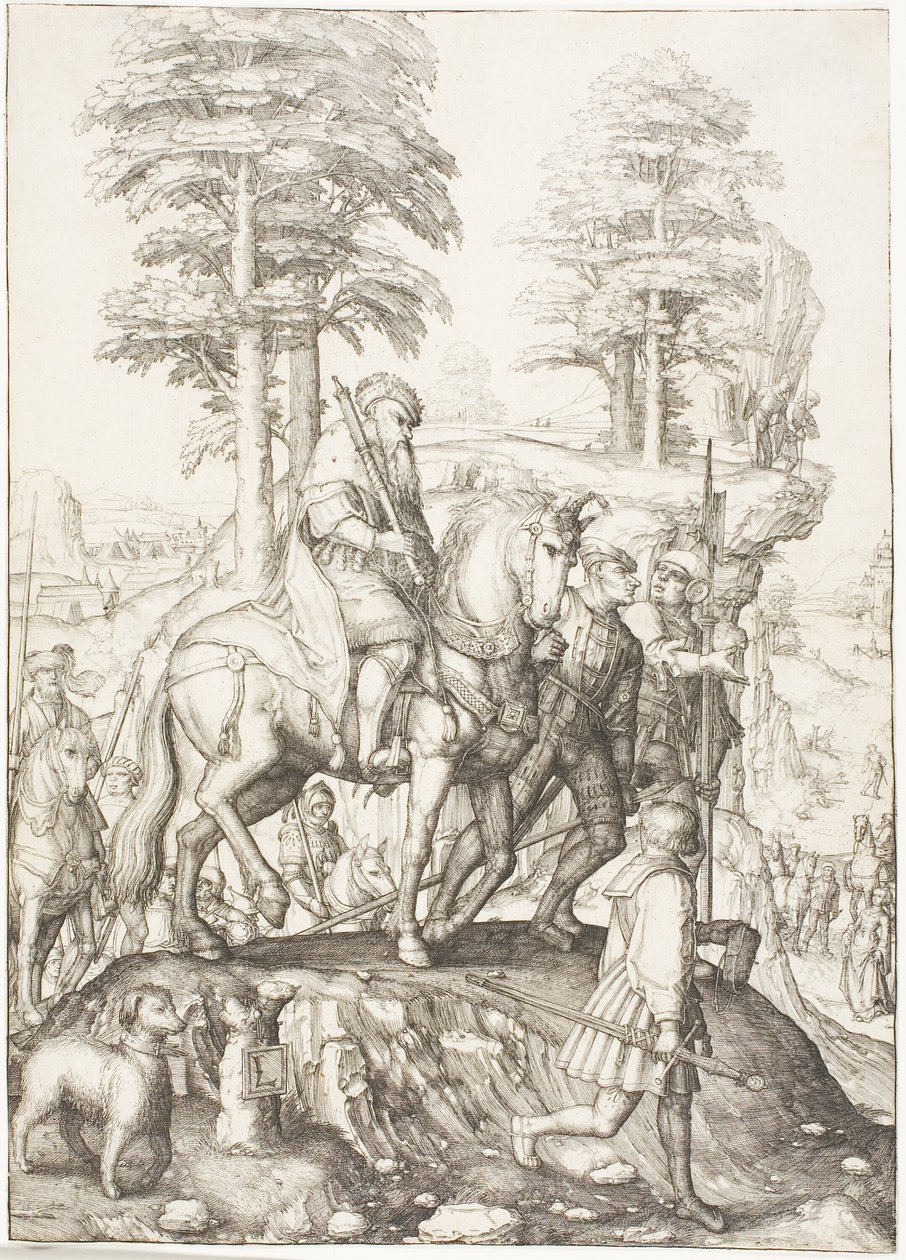 Abigail Dávid előtt alkotó: Lucas van Leyden