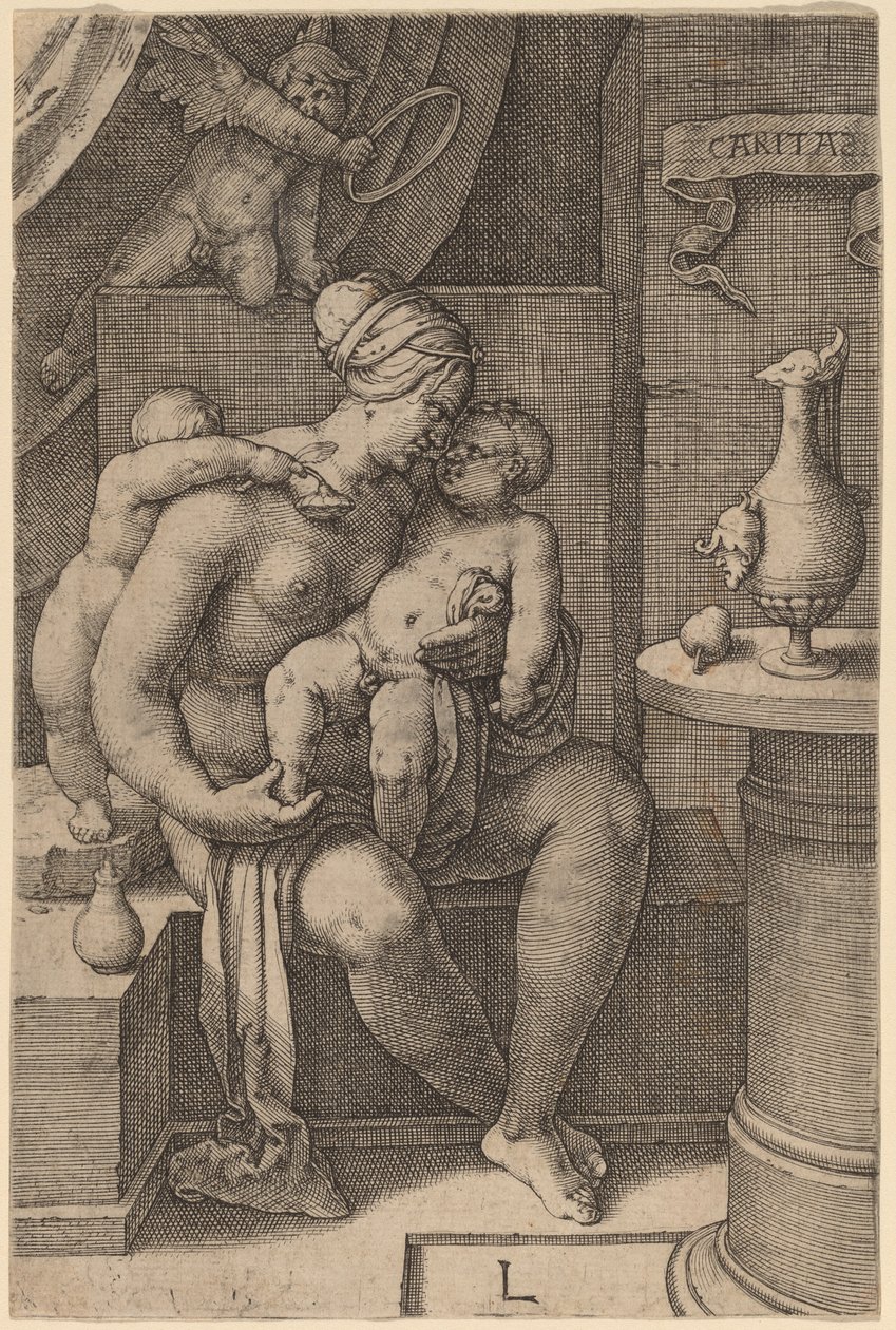 Caritas (jótékonysági) alkotó: Lucas van Leyden