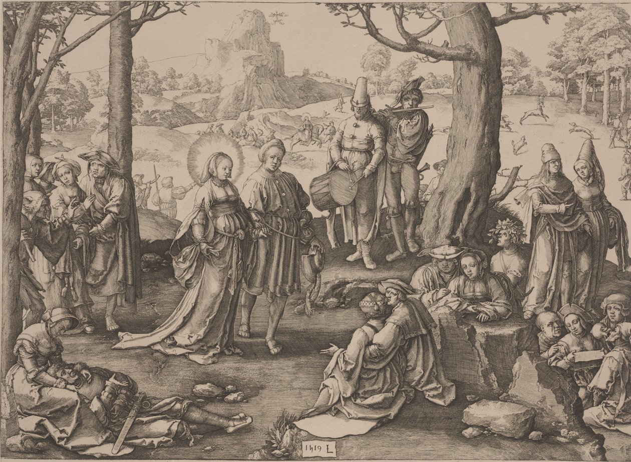 Magdolna tánca alkotó: Lucas van Leyden