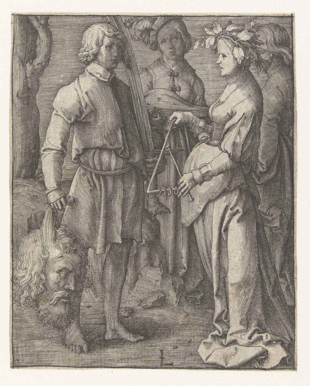 Dávid diadalmenetben alkotó: Lucas van Leyden