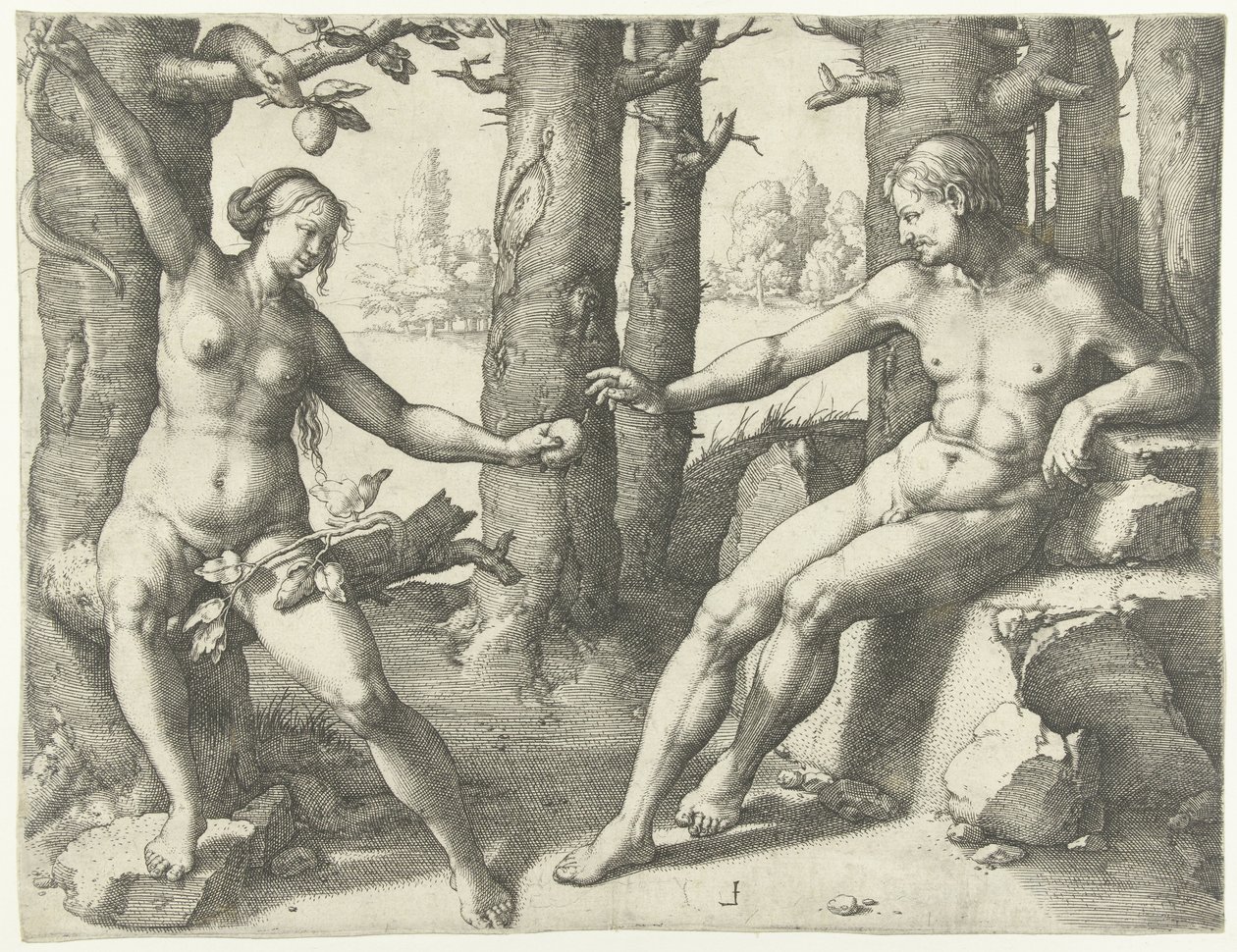 Az esés alkotó: Lucas van Leyden