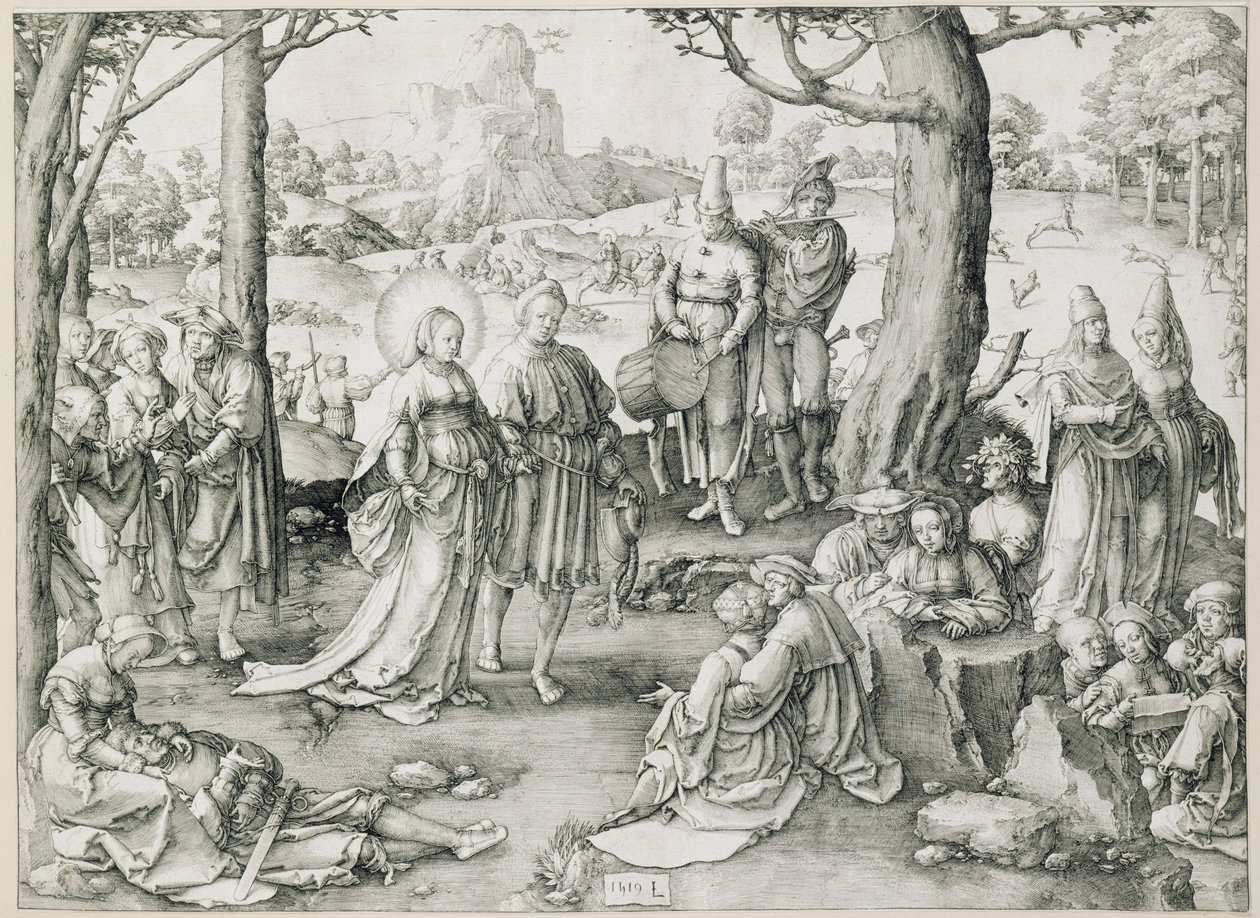 Mária Magdolna tánca alkotó: Lucas van Leyden