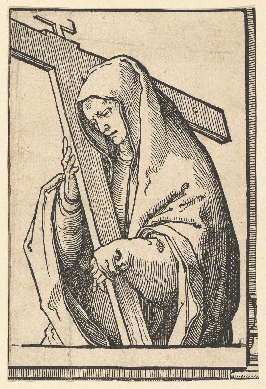 Helleoportic Sibyl, a Szibillák sorozatból, kb. 1530. alkotó: Lucas van Leyden